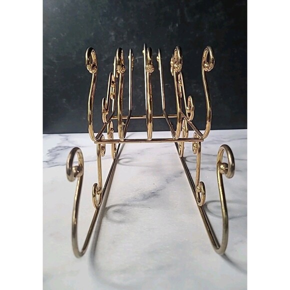Brass Plated Santa Sleigh Vintage Christmas Decor - Picture 4 of 10